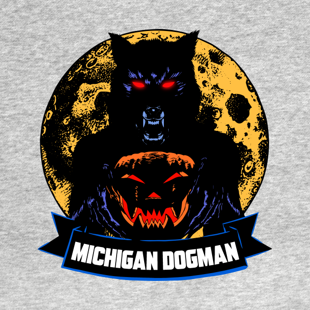 MICHIGAN DOGMAN ARTWORK - Michigan Dogman - Kids Hoodie | TeePublic